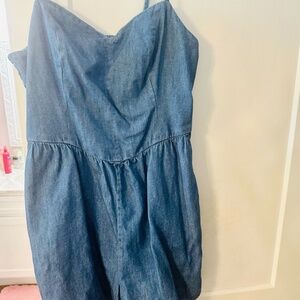 Chambray romper- Old Navy